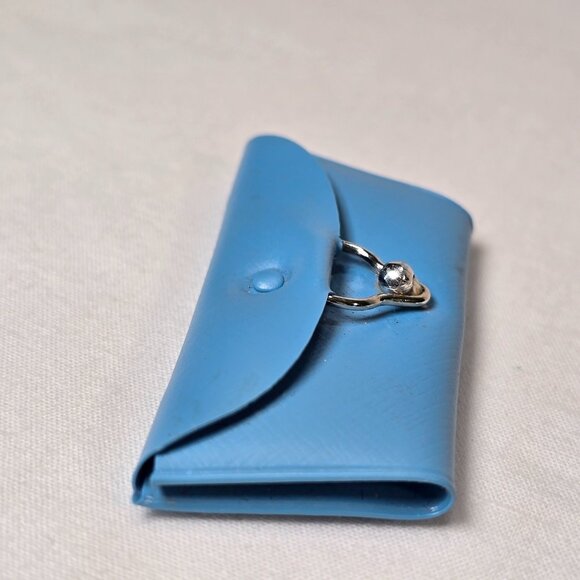 VTG Barbie Purse 1960s Blue Clutch Handbag Fashion Pak #1832 Color Coordinates - Picture 4 of 12